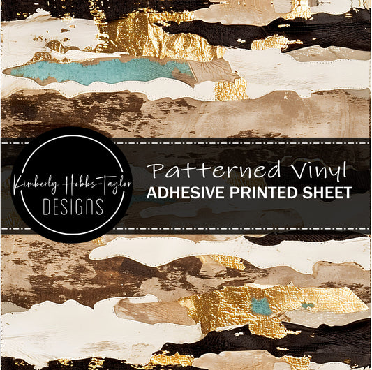 Cowhide Collage S vinyl