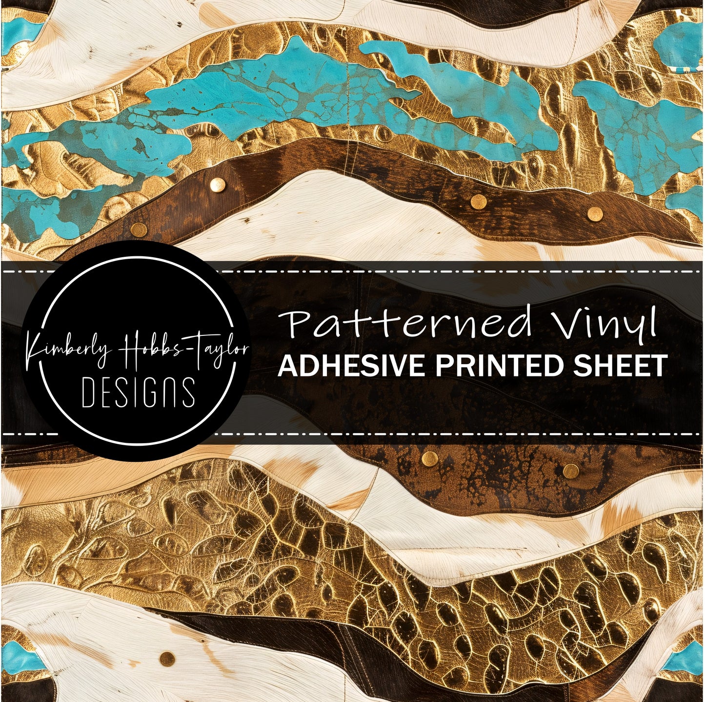 Cowhide Collage T vinyl