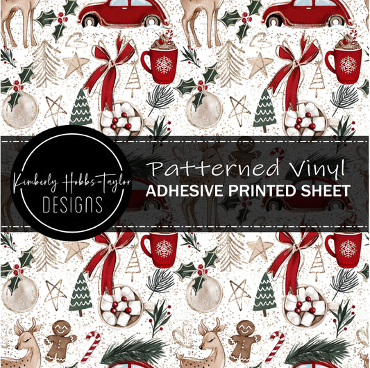 Reindeer Christmas vinyl