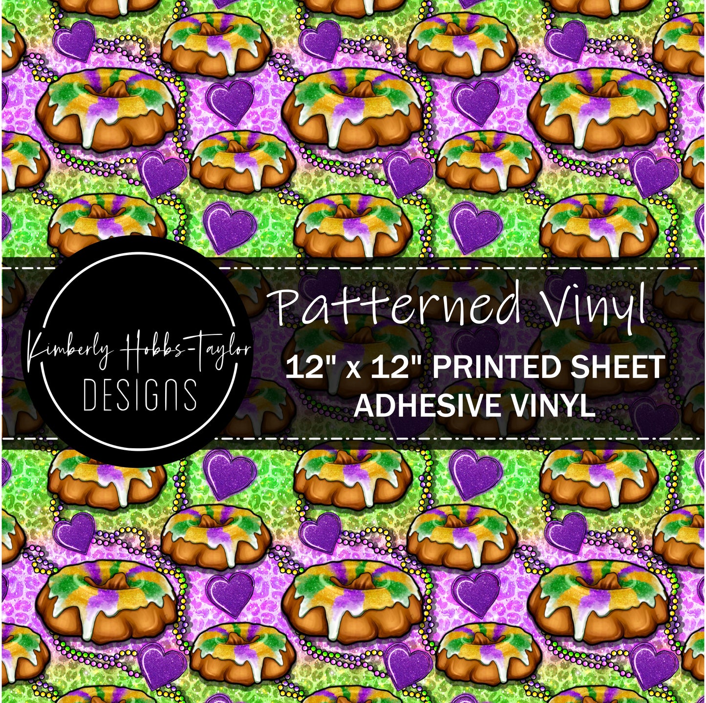 Mardi Gras King Cake vinyl