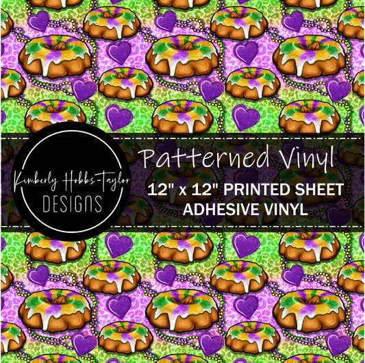 Mardi Gras King Cake vinyl