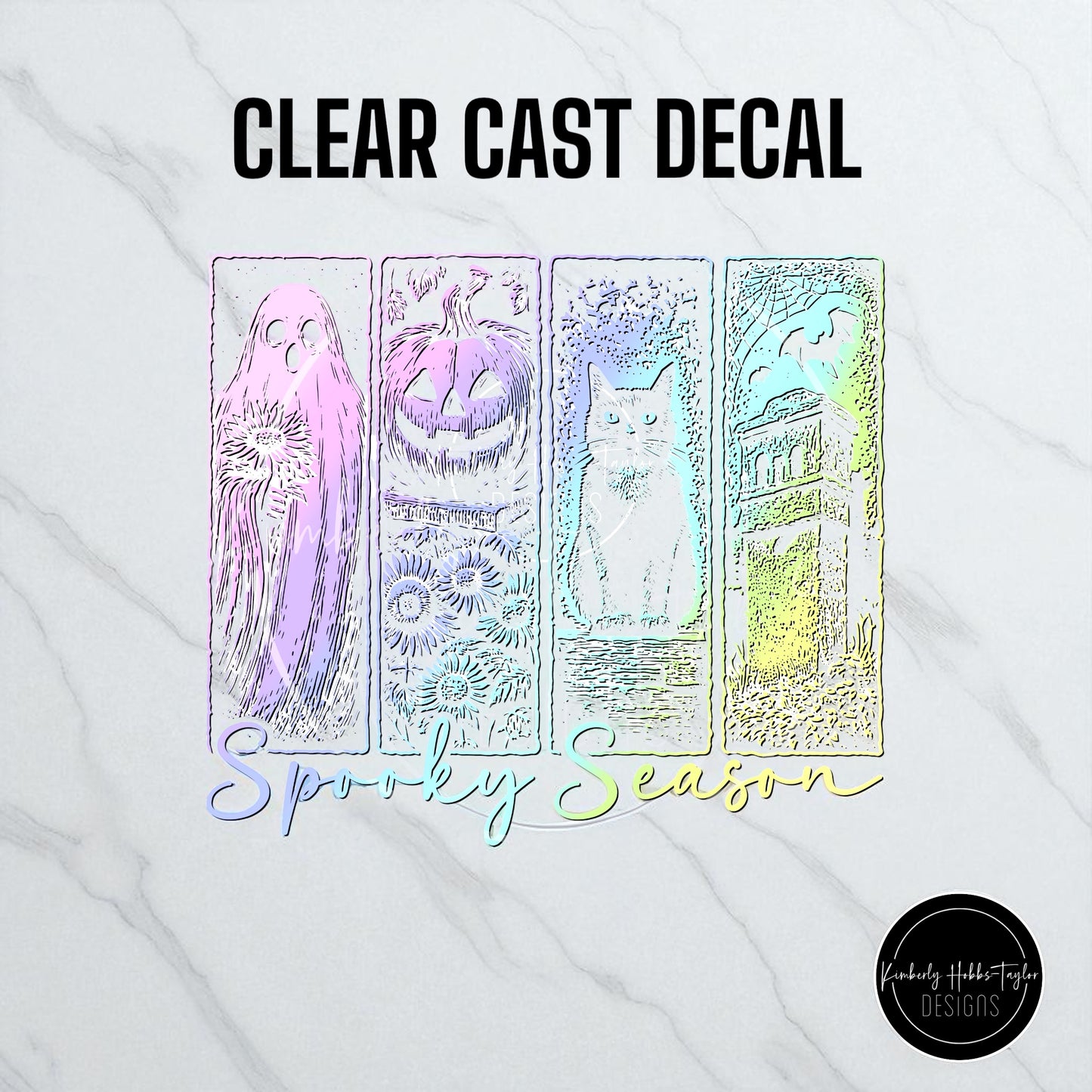 Decal - Pastel Halloween Blocks