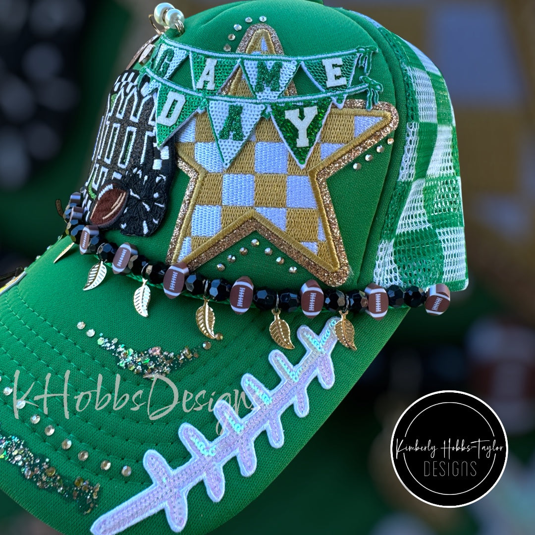Green Gold Game Day Trucker Hat