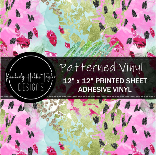 Abstract Watermelon D vinyl