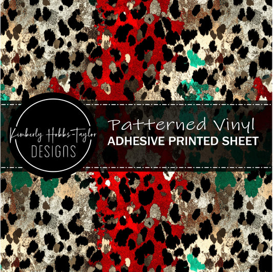 Christmas Foil - Animal Print vinyl