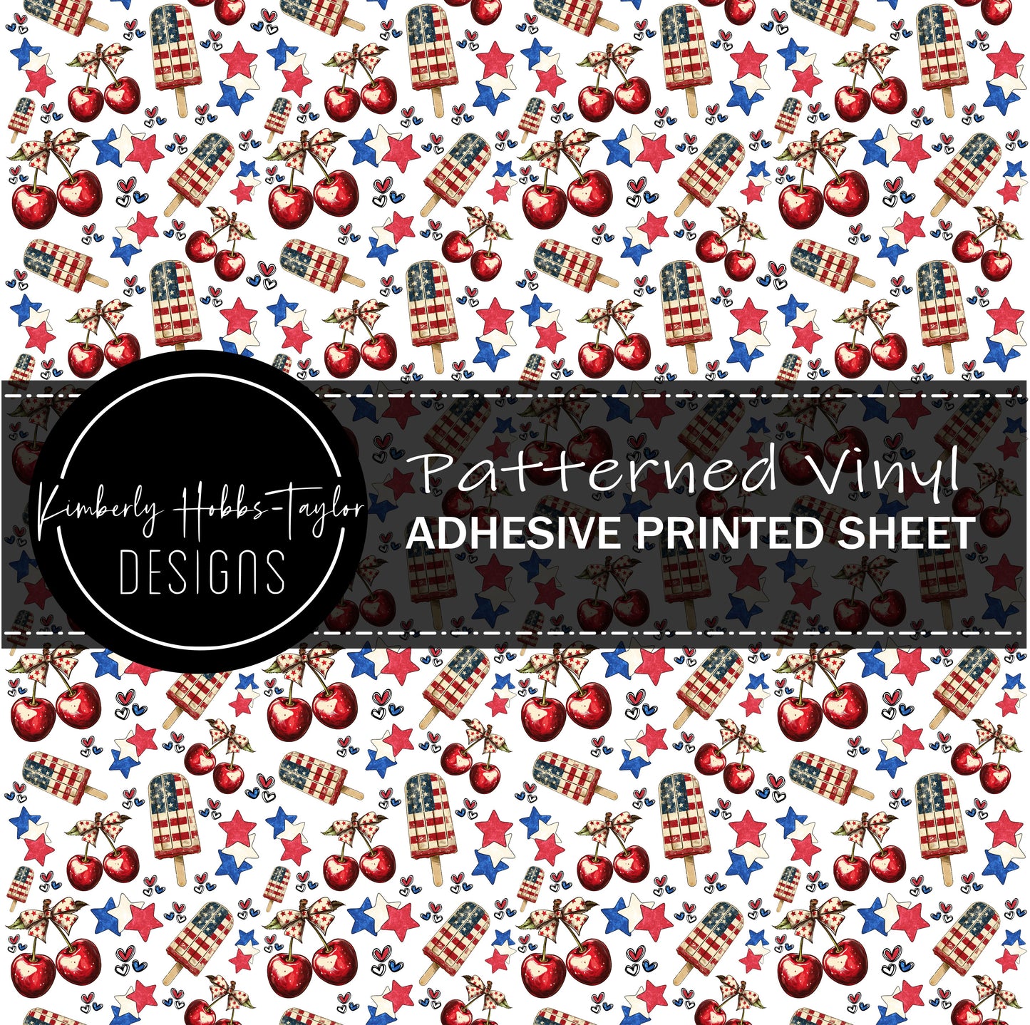 Patriotic Cherries - KHobbsX Makers Box vinyl