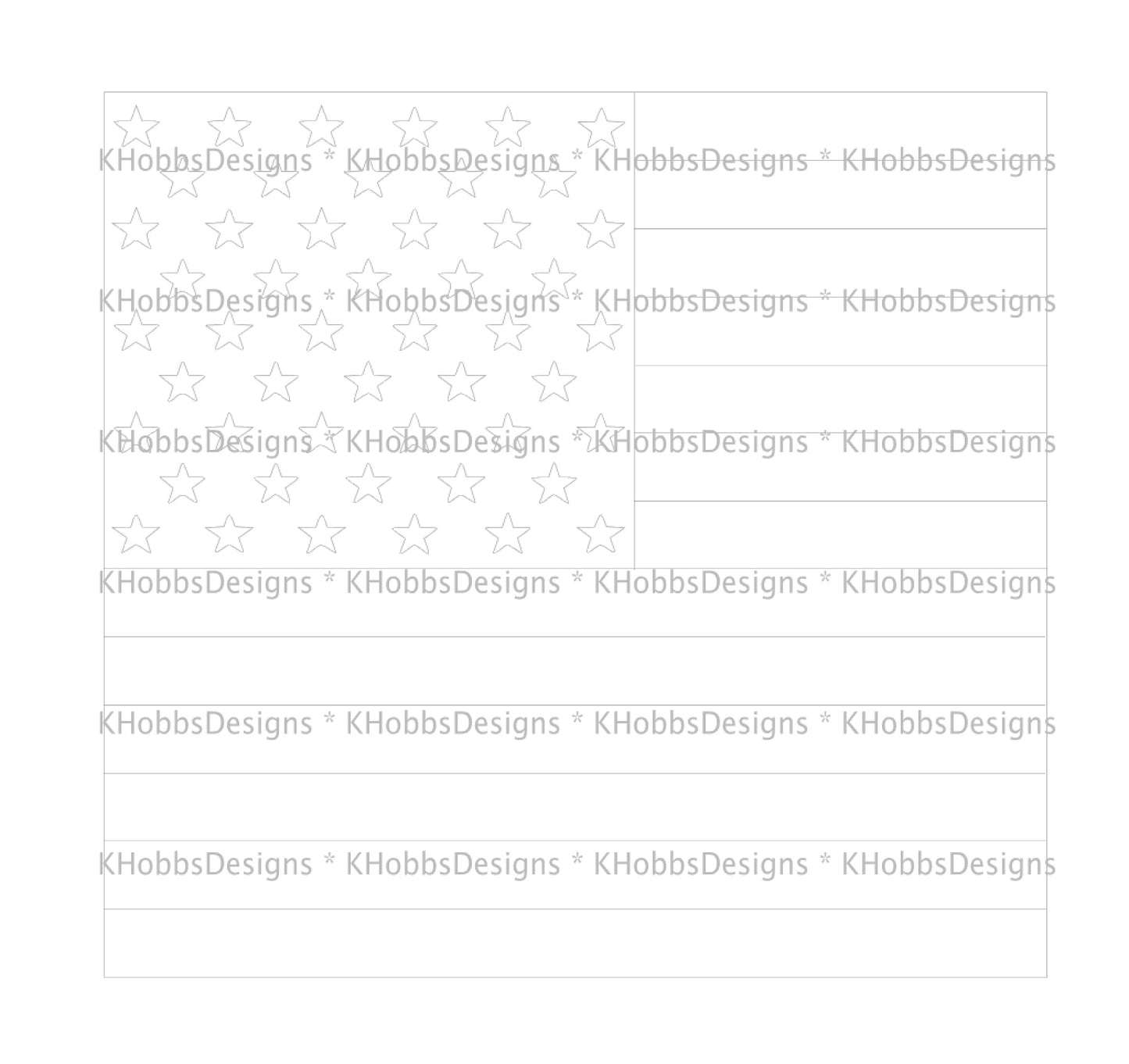 Freedom Template for Craft Haven 30oz Skinny Straight - Digital Cut File Only