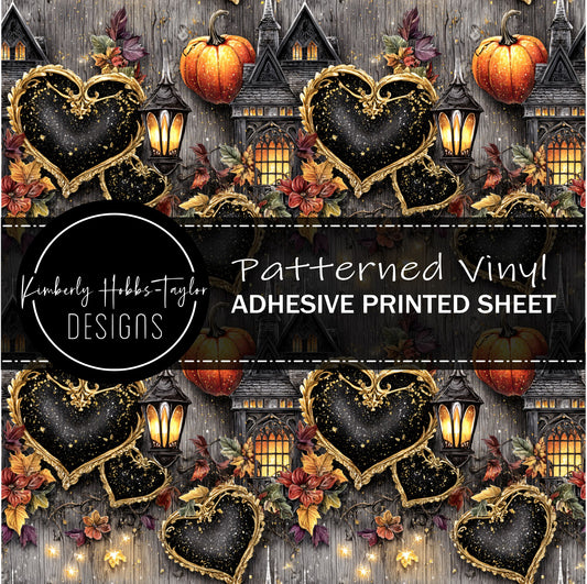 Halloween Houses and Hearts vinyl