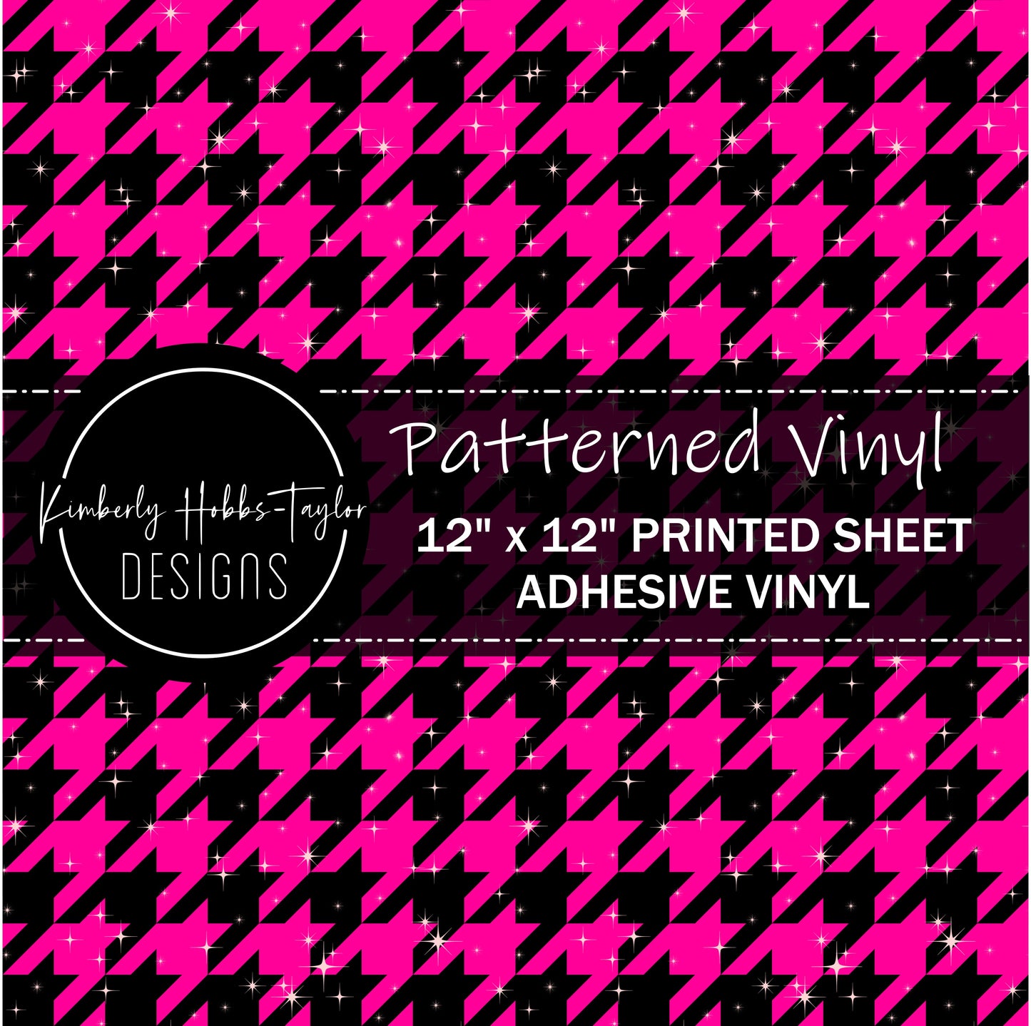 Houndstooth D vinyl