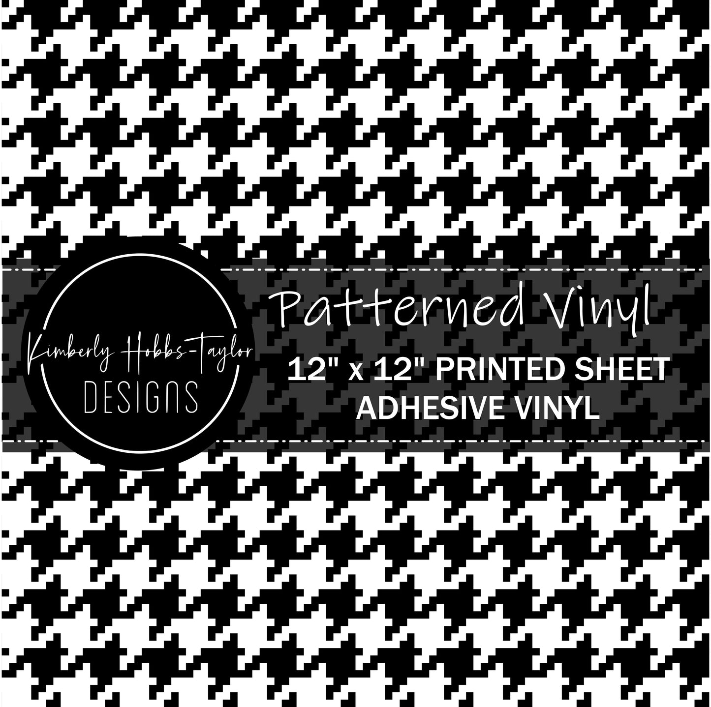 Houndstooth E vinyl