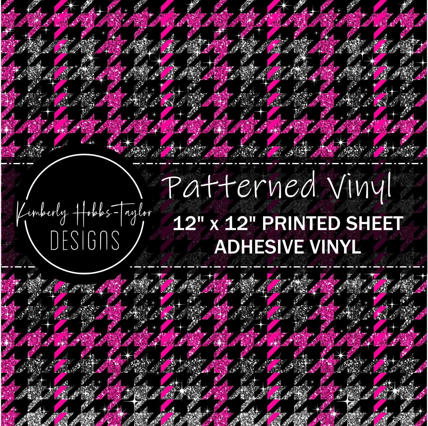 Houndstooth H vinyl