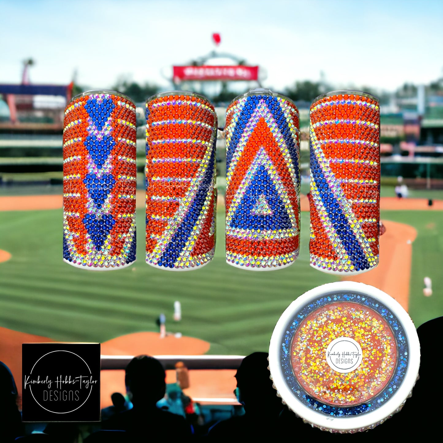 Home Team Rhinestone tumbler - 16oz