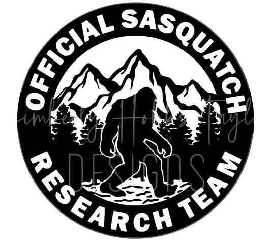 Bigfoot - Sasquatch Squatch Research Team Decal