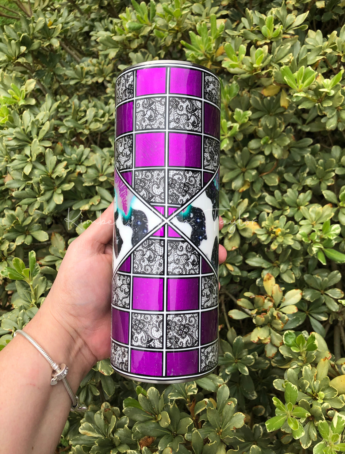 Diamond Patchwork Template for HOGG 35oz Straight Duo Skinny - Digital Cut File Only