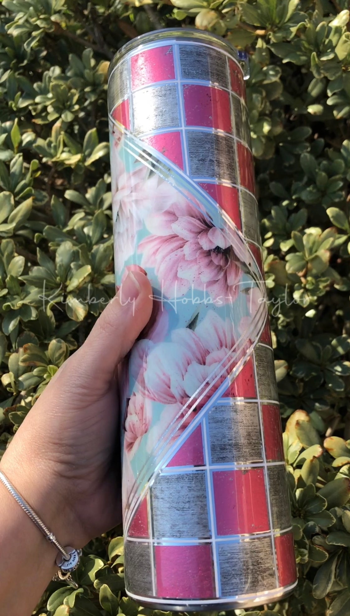 Diamond Patchwork Template for HOGG 35oz Straight Duo Skinny - Digital Cut File Only