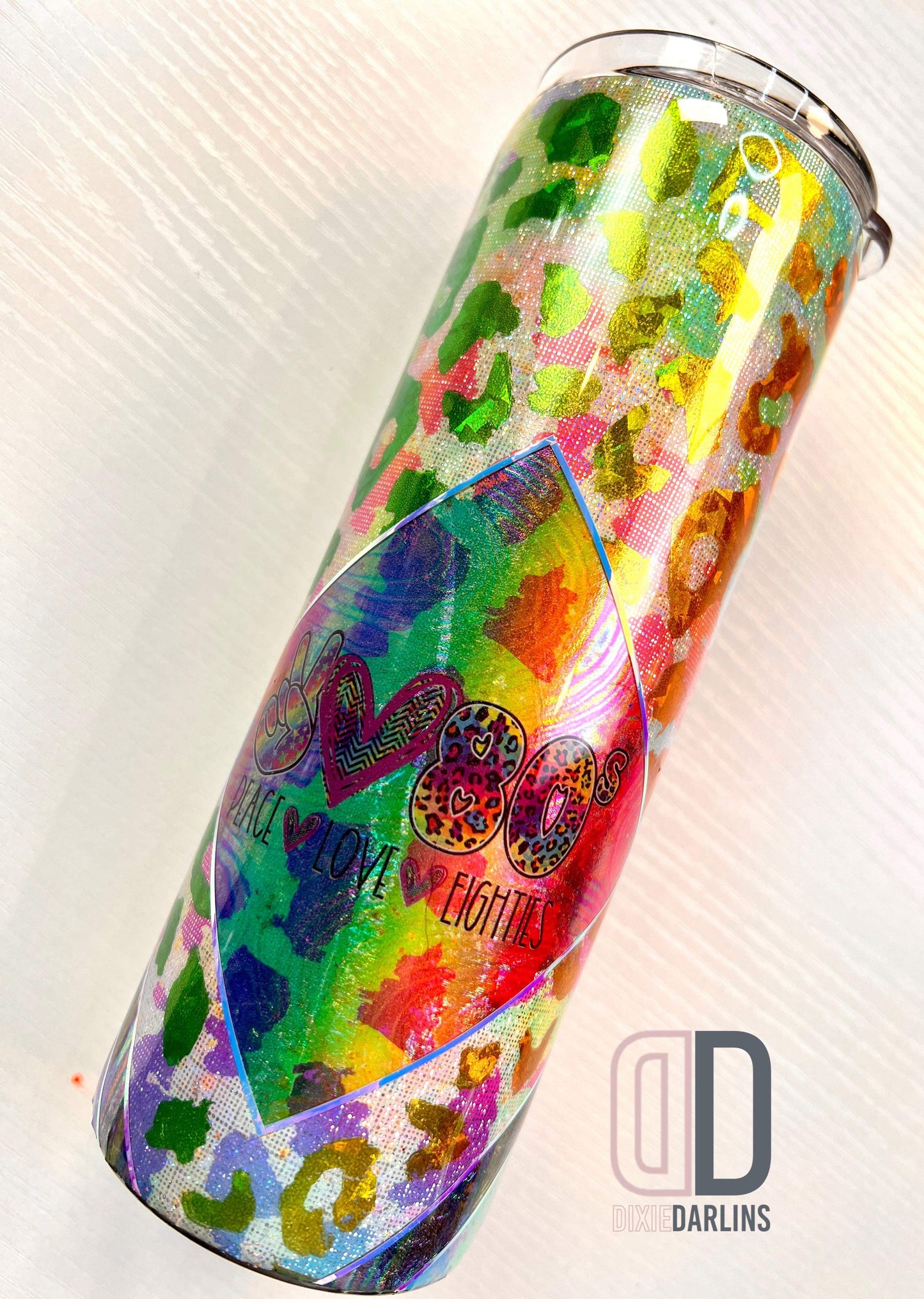 Leopard Striped Template for Craft Haven 20oz Skinny Straight - Digital Cut File Only