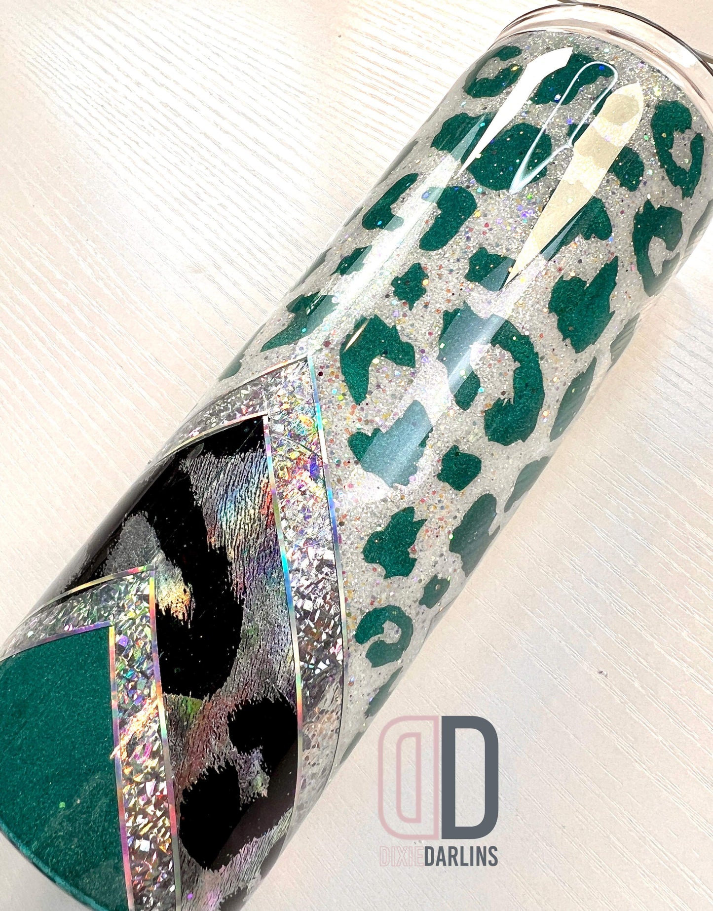 Leopard Striped Template for Tipsy Magnolia 24 Plump - Digital Cut File Only