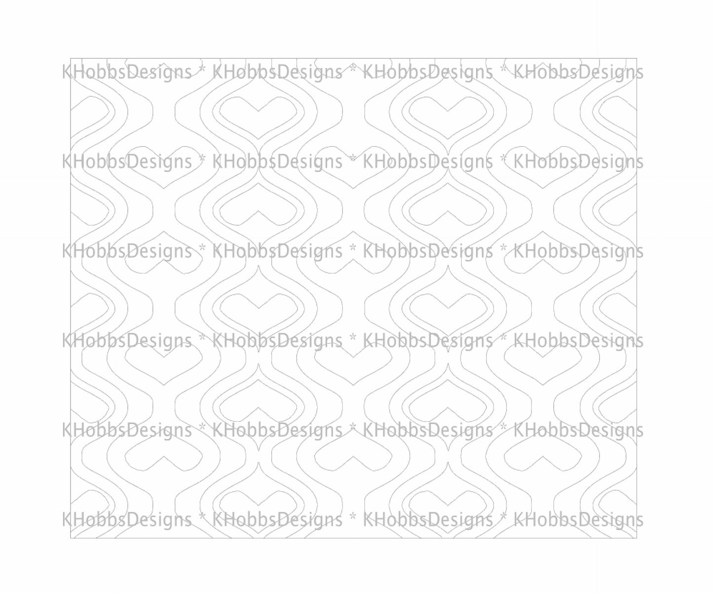 Love Ya Lots Template for HOGG 20 Classic Skinny Straight - Digital Cut File Only