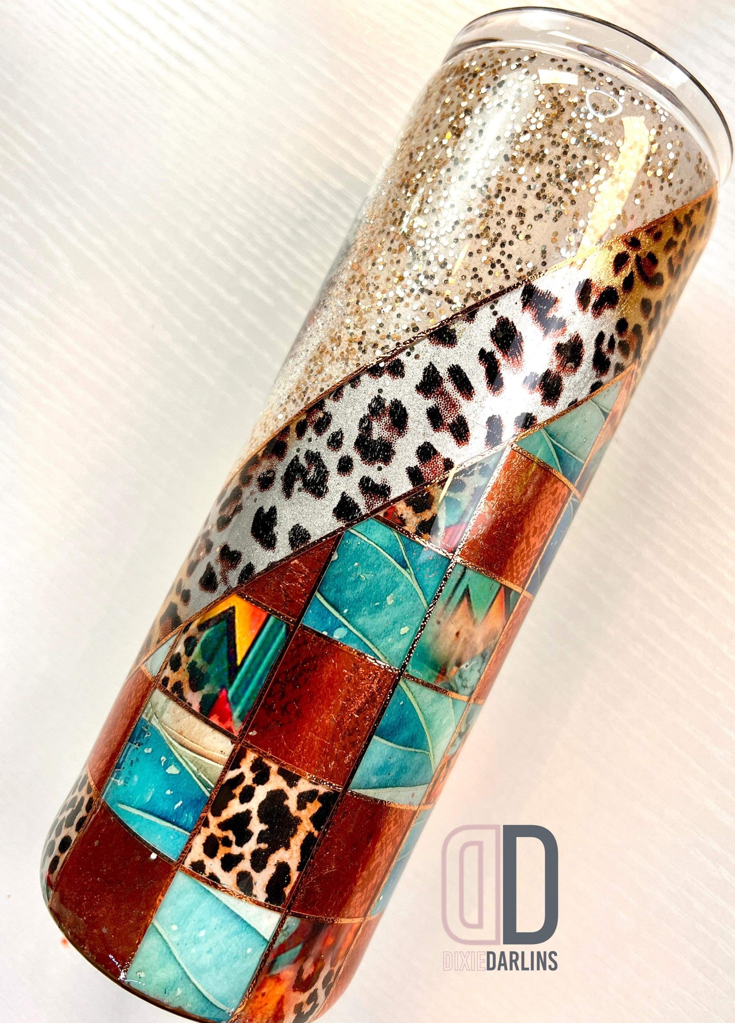 Low Plaid V-Split template for Makerflo 30oz Skinny - Digital Cut File Only