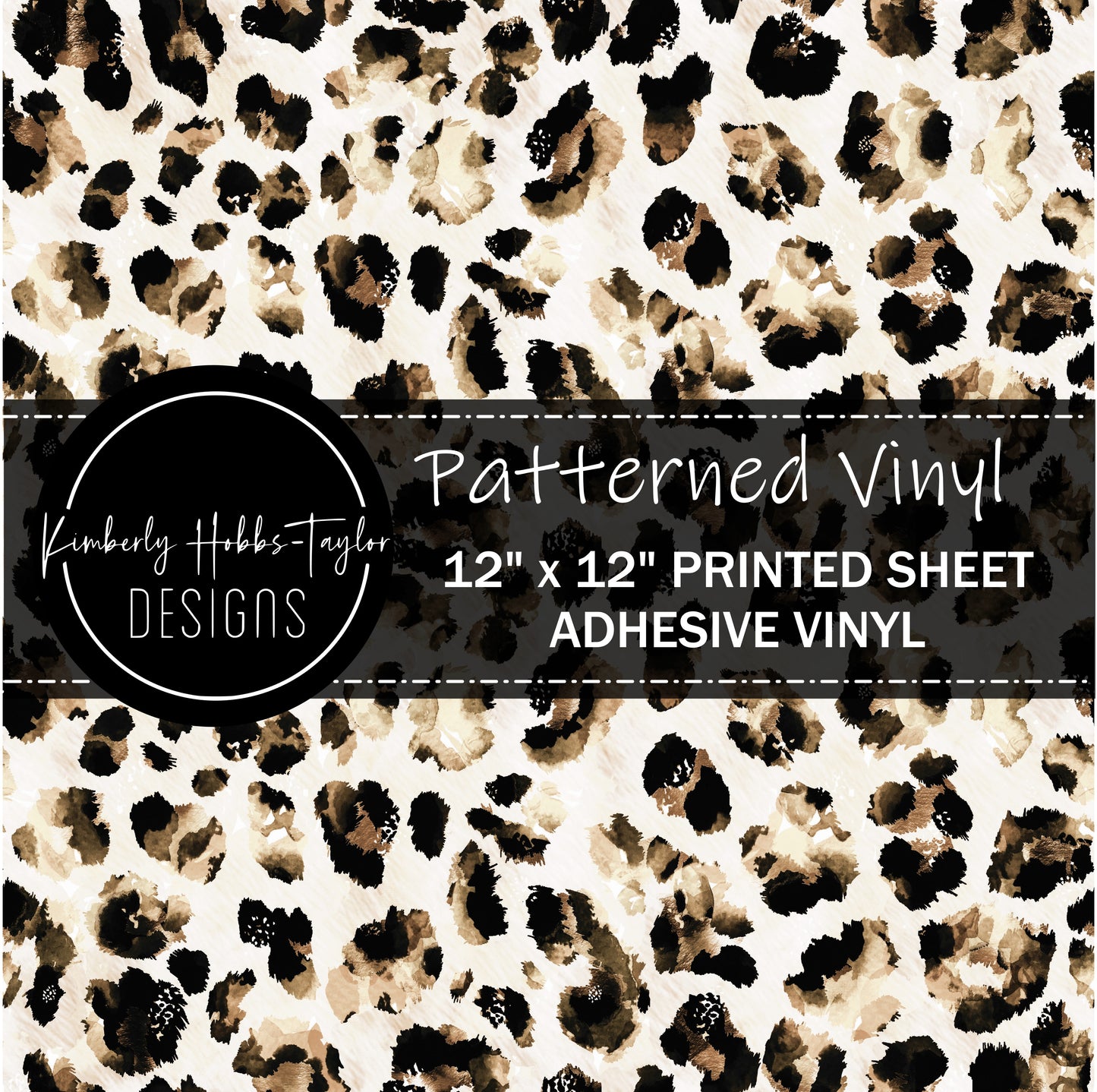 Neutral Leopard vinyl