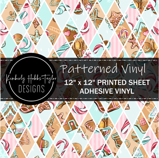 Pastel Christmas Diamonds vinyl