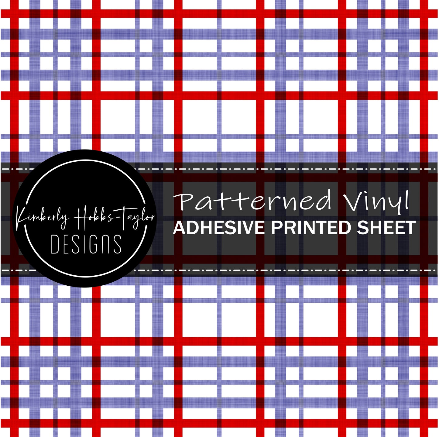 Patriotic Plaid A vinyl