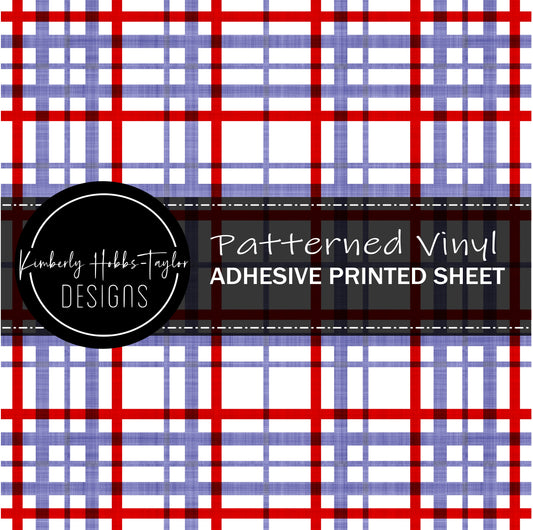 Patriotic Plaid A vinyl