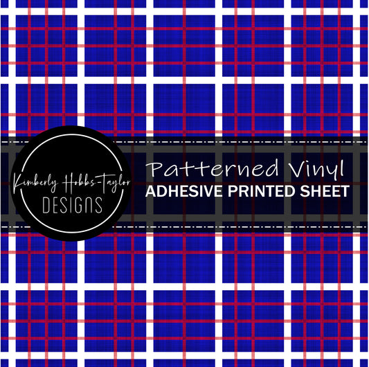 Patriotic Plaid B vinyl