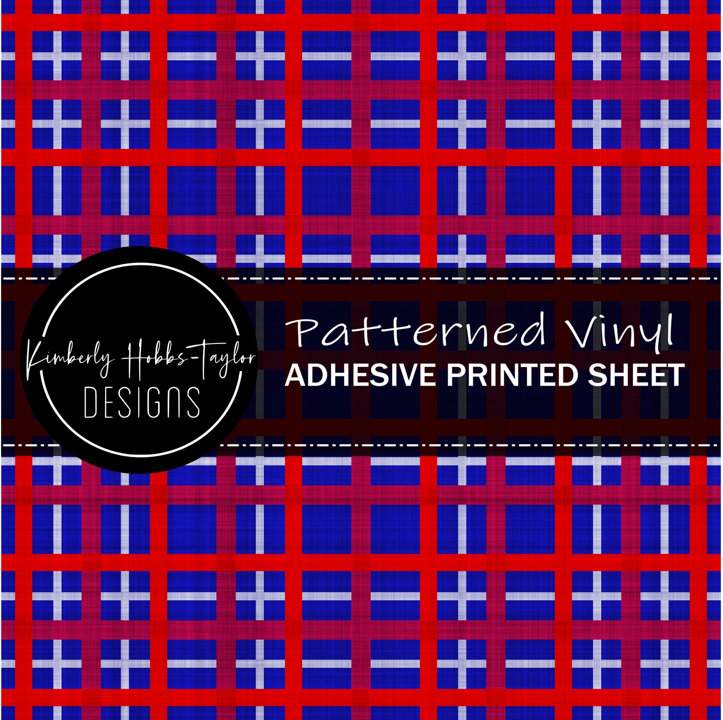 Patriotic Plaid D vinyl