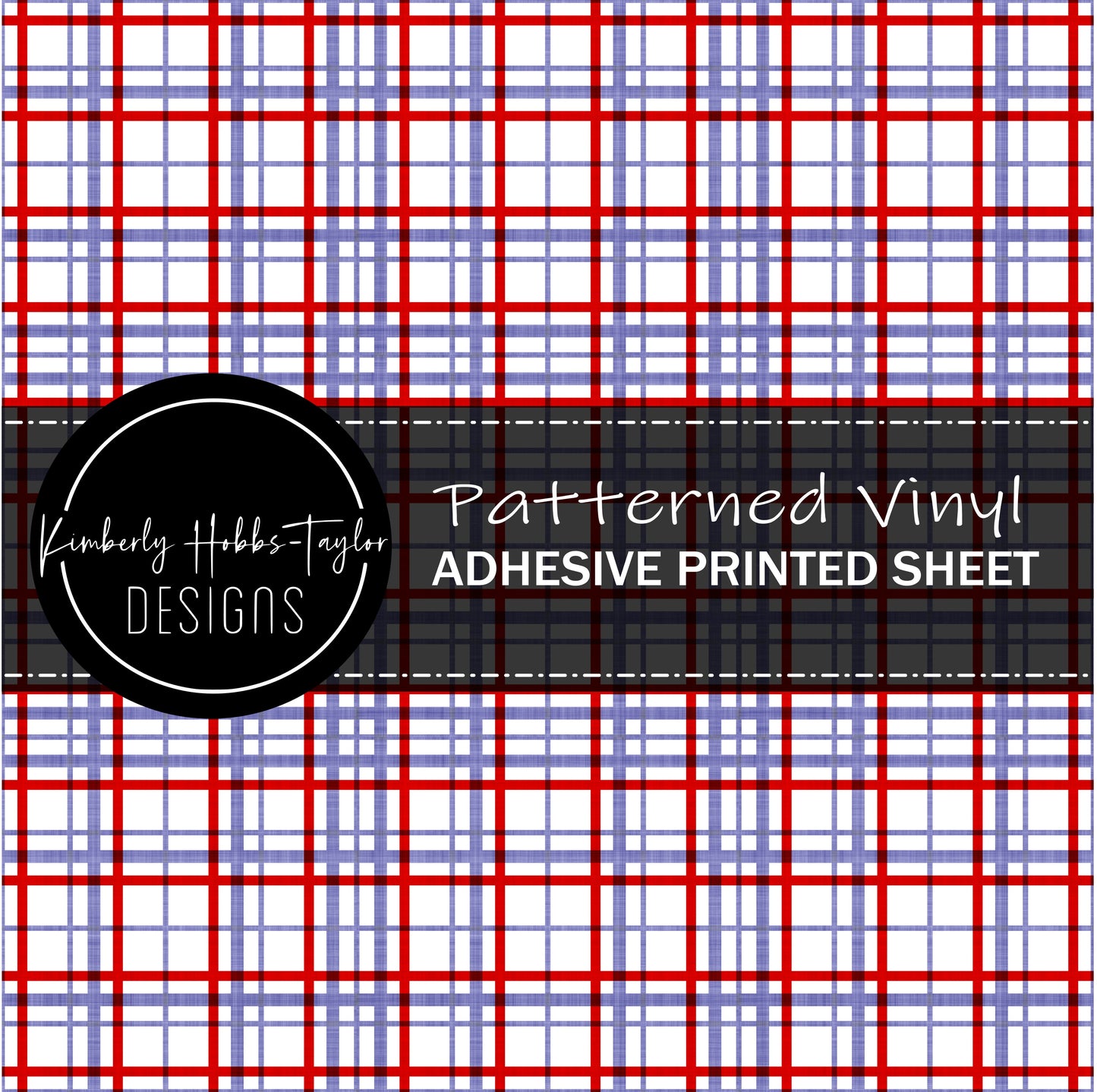Patriotic Plaid A vinyl