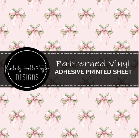 Pink Bows and Holly vinyl