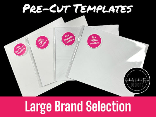 Pre-Cut Template for MakerFlo 20 Skinny Tumbler
