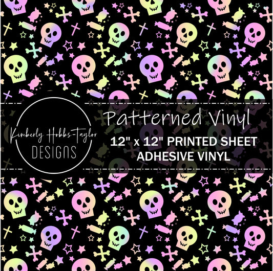 Pastel Skully vinyl