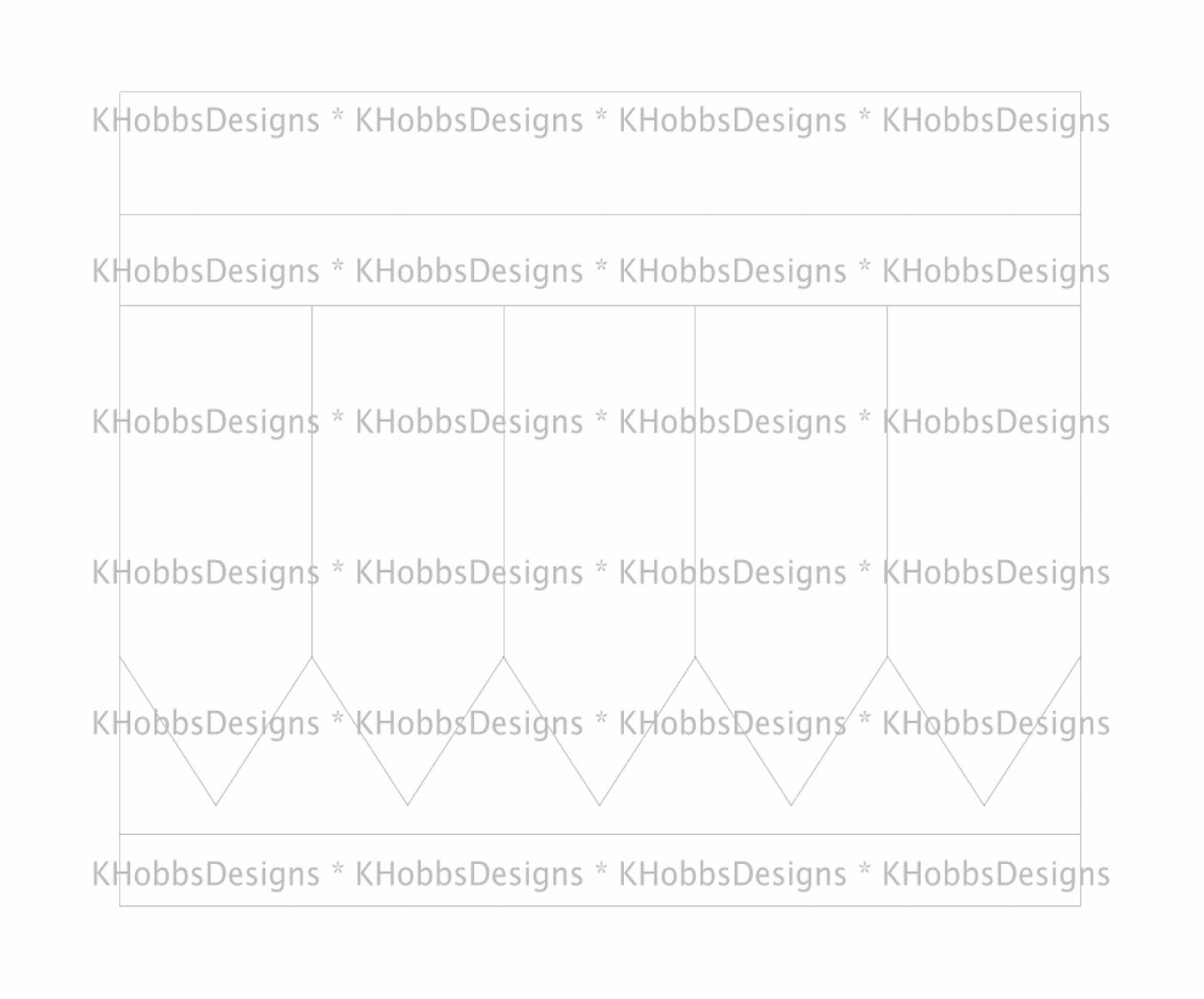 Pencil Template for Craft Haven 30oz Skinny Straight - Digital Cut File Only