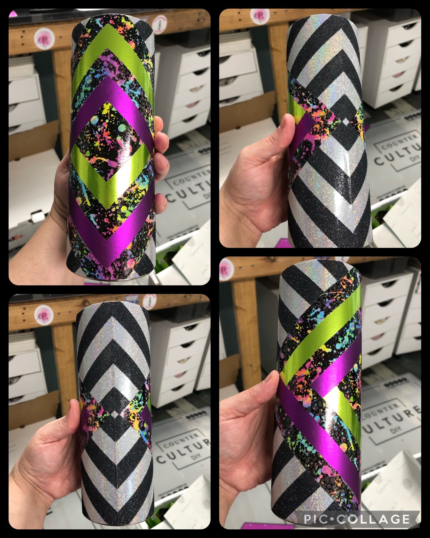 Prism Striped Template for Tipsy Magnolia 24 Plump - Digital Cut File Only