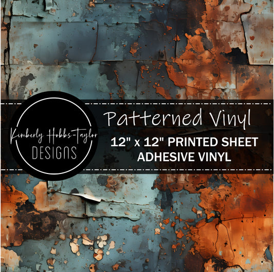 Rustic Metal E vinyl
