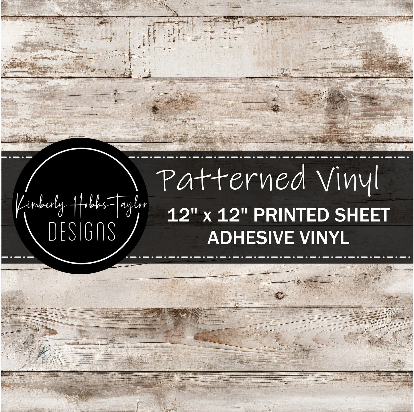 Rustic Whitewashed Wood vinyl