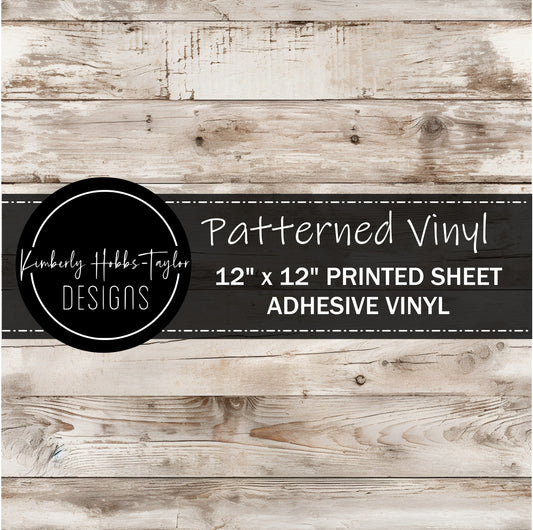 Rustic Whitewashed Wood vinyl