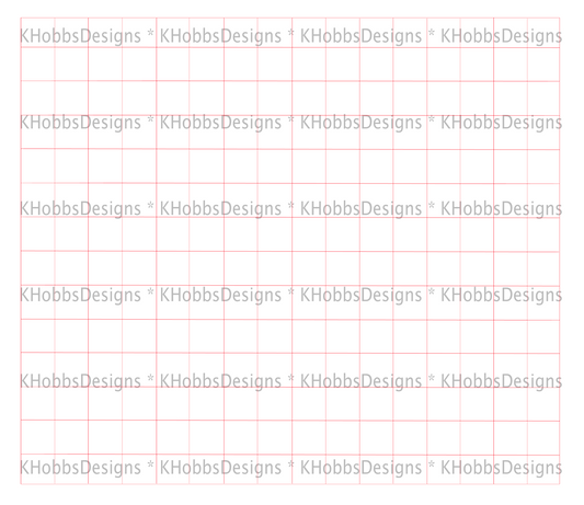 Full Plaid - Small Scale Template for HOGG 20 Skinny Straight - Digital Cut File Only