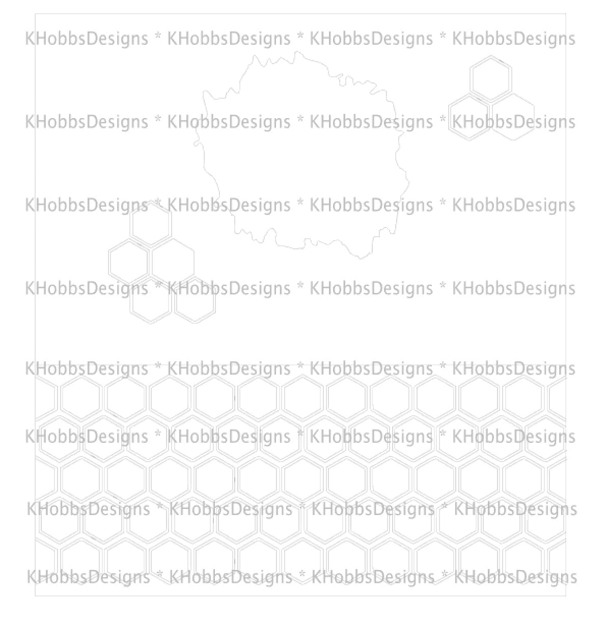Show Me The Honey Template for Craft Haven 40oz Skinny Straight - Digital Cut File Only