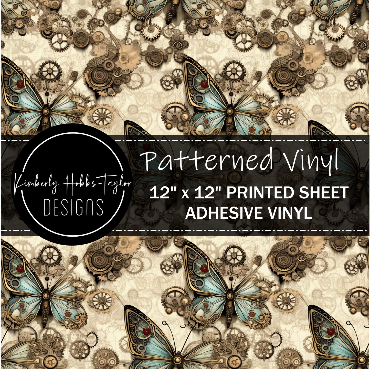 Steampunk Butterfly A vinyl