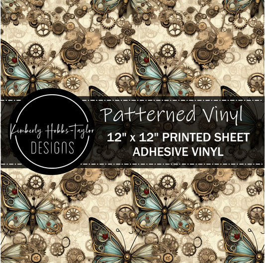 Steampunk Butterfly A vinyl