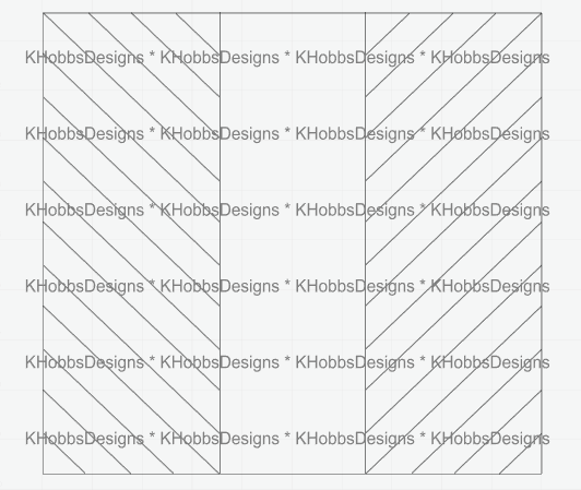 Striped Split Template for Makerflo 30oz Skinny - Digital Cut File Only