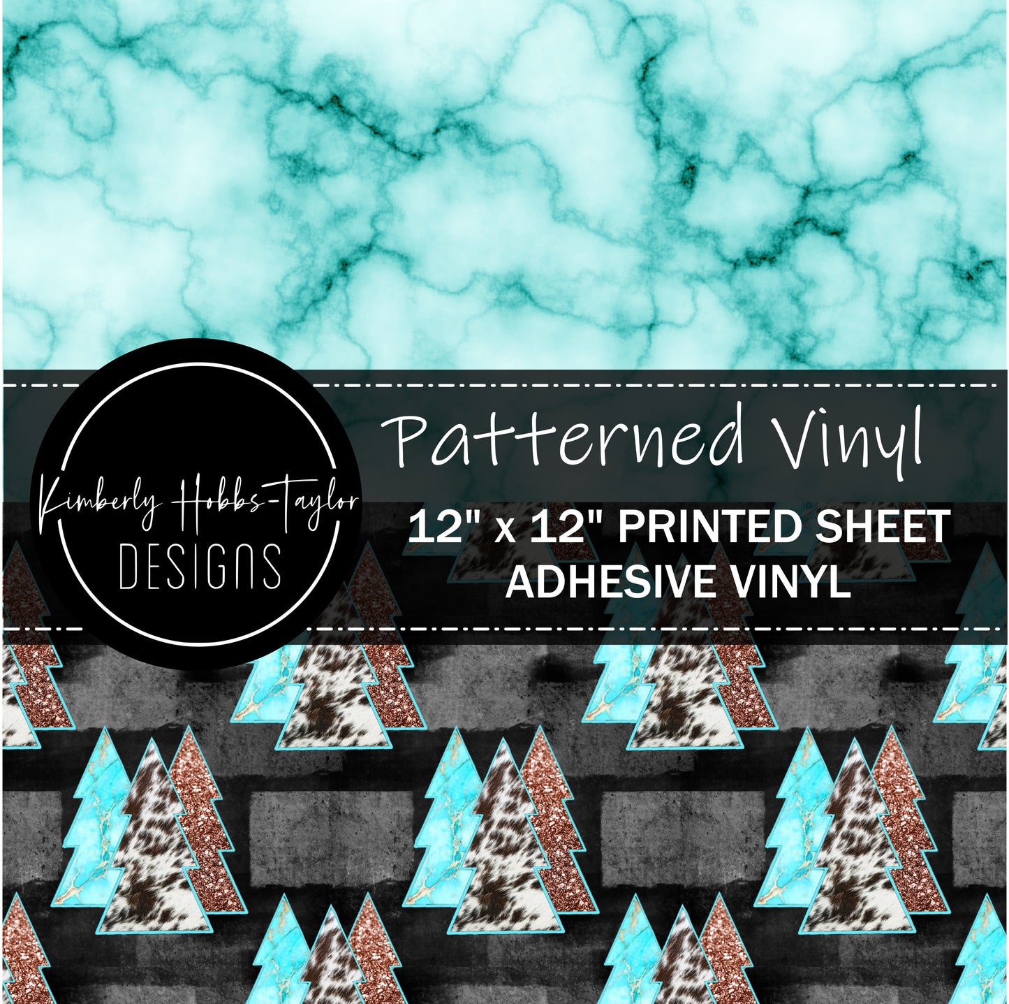 Turquoise Marble_Treetops Glisten Combo vinyl