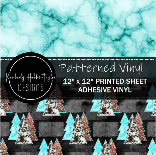 Turquoise Marble_Treetops Glisten Combo vinyl