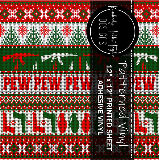 Ugly Christmas Sweater - 2A Pew Pew vinyl
