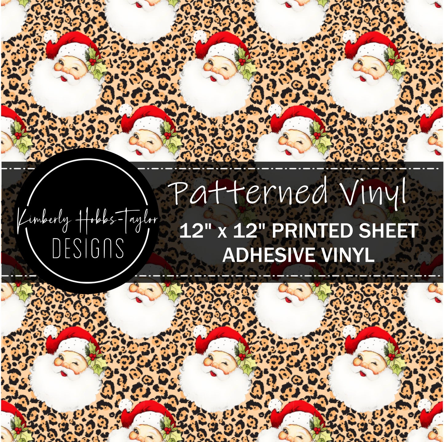 Vintage Santa - Red Leopard vinyl