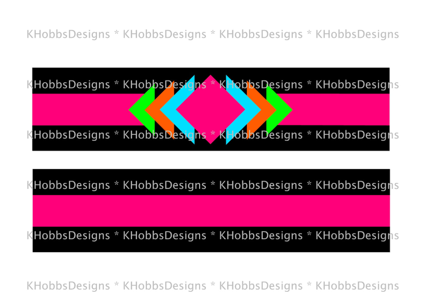 Aztec Striped Template for HOGG 64oz Doggie Bowl - Digital Cut File Only