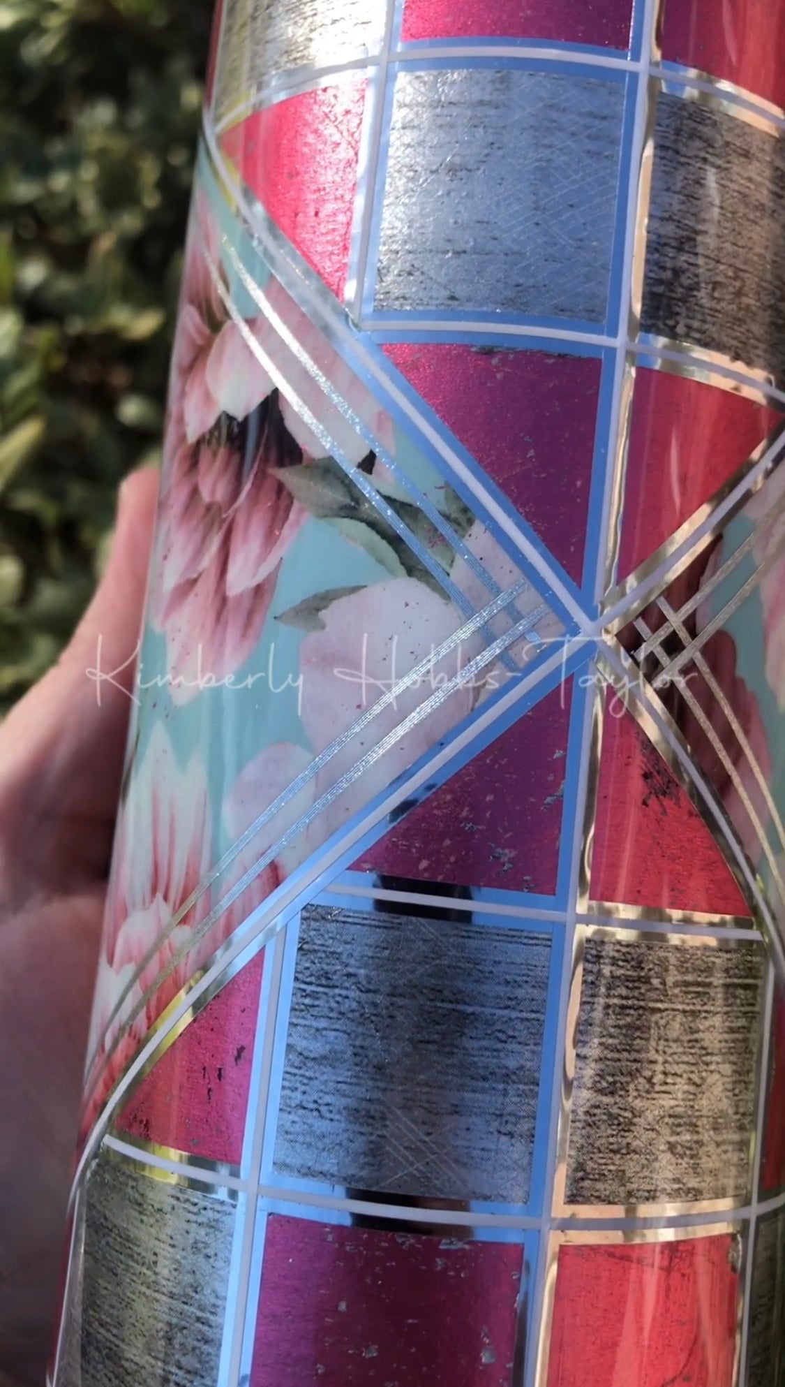 Diamond Patchwork Template for Tipsy Magnolia 24 Plump - Digital Cut File Only