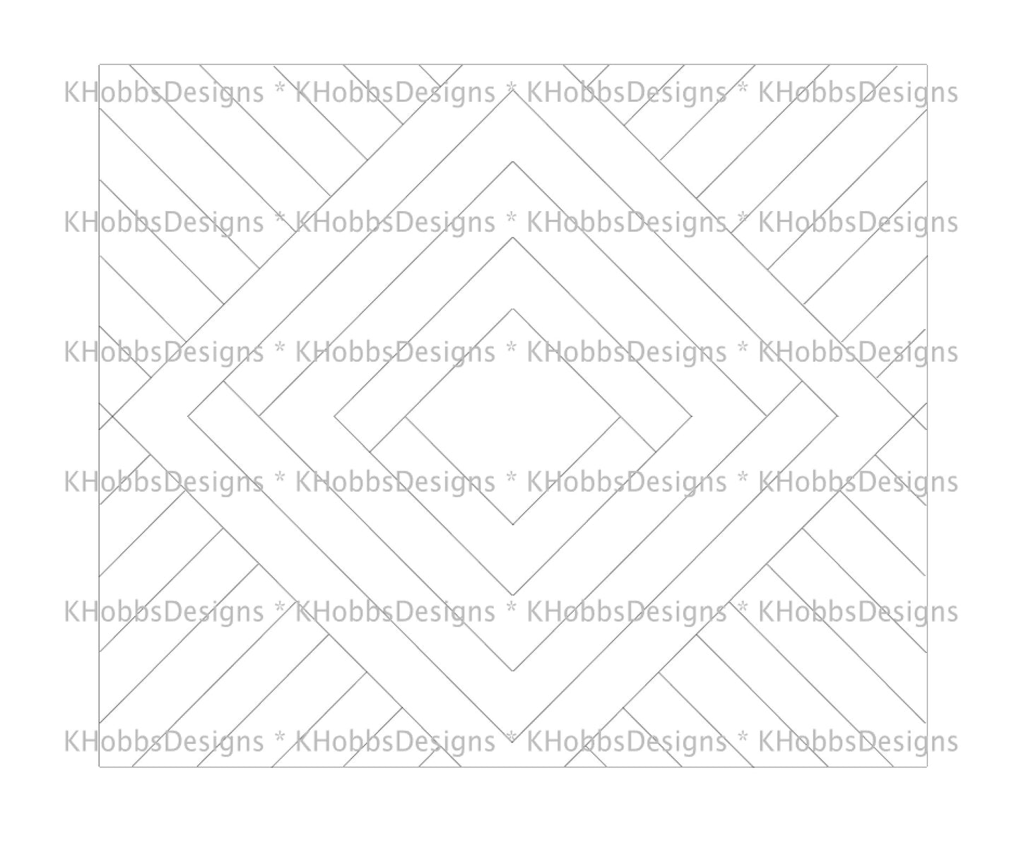Prism Striped Template for Tipsy Magnolia 24 Plump - Digital Cut File Only